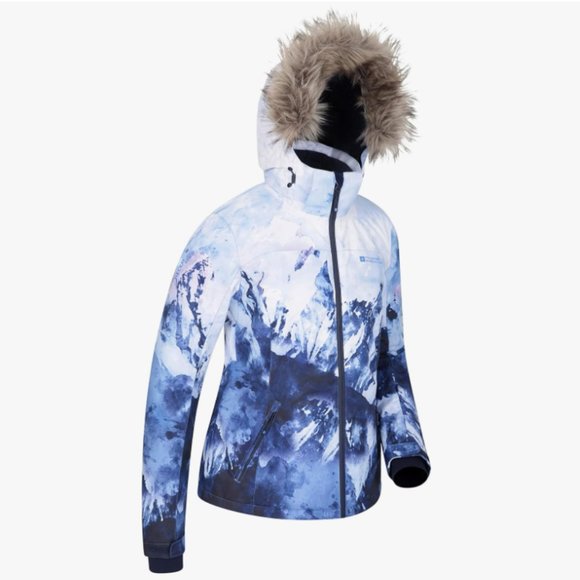 Mountain Print Nordic Extreme Printed Women's Ski Jacket - Picture 7 of 16